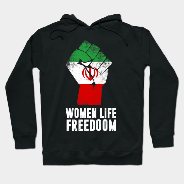 Free Iran Women life freedom stand with Persian women,Iran Hoodie by hadlamcom